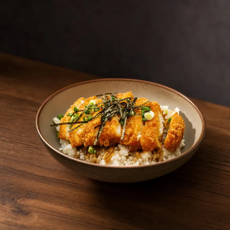 The same dish after Studio: an editorial, professionally lit photo